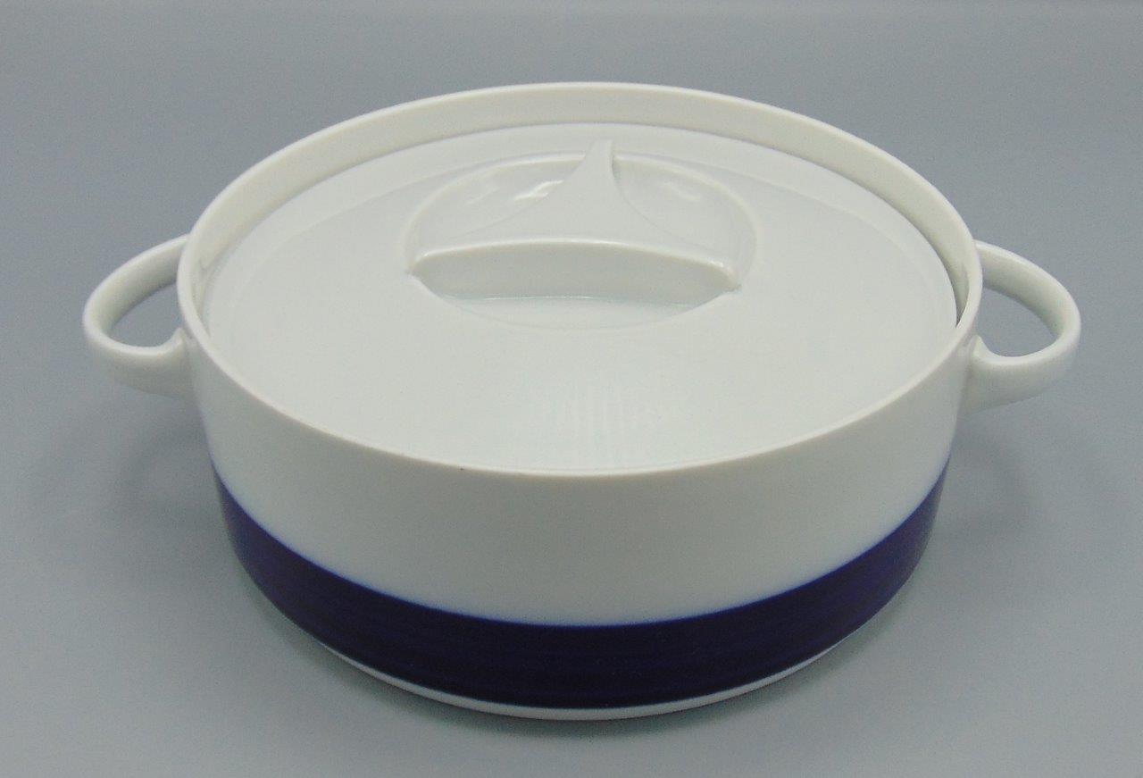 Thomas ABC form 200 Cobalt Blue Bowl with lid Tureen 20,5 cm DM/8 cm H.