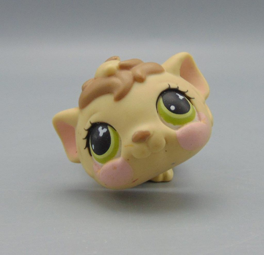 Littlest Pet Shop 494 Tan Brown Guinea Pig with Green Eyes LPS KC's Attic