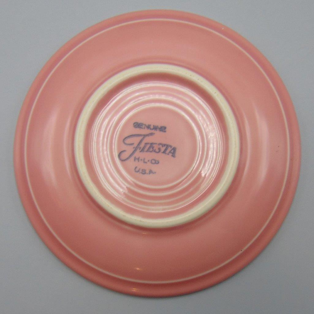 Fiesta Fiestaware Rose Pink Tea Cup and Saucer p86
