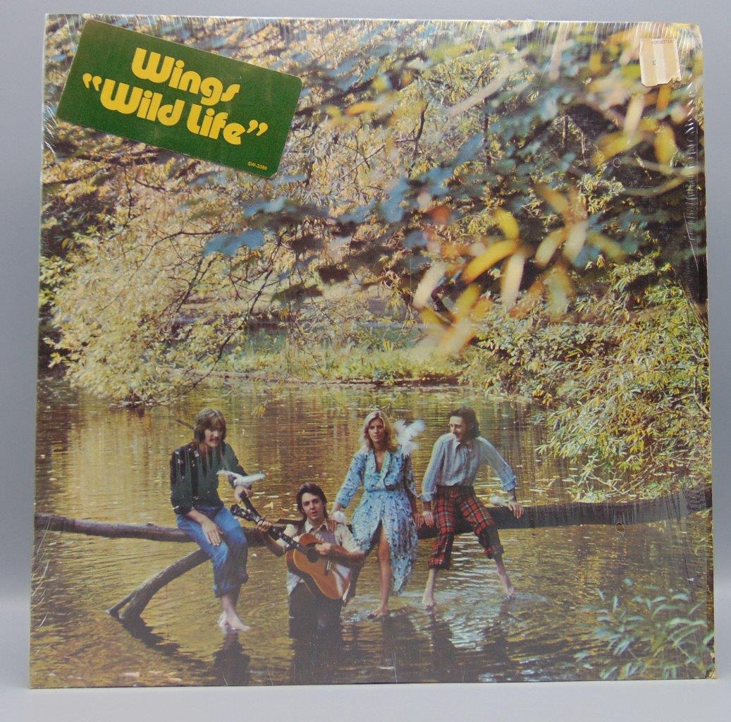 Wings And Paul McCartney "Wild Life" Record Album LP SW 3386 Apple