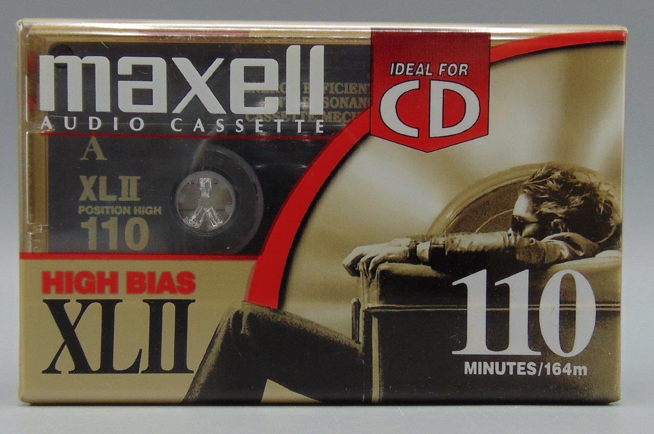 Vintage Maxell Blank Cassette Tape XLII 110 High Bias SEALED XLII eBay