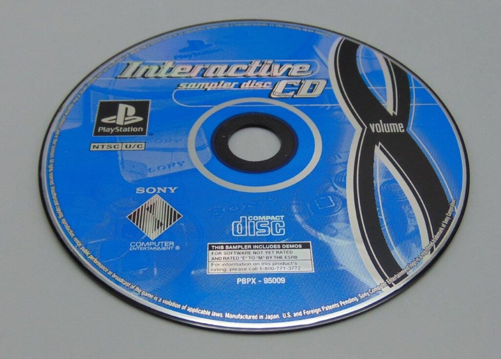 Interactive CD Vol 8 Sampler Disc (Sony PlayStation 1, 1998) PS1 DISC ONLY