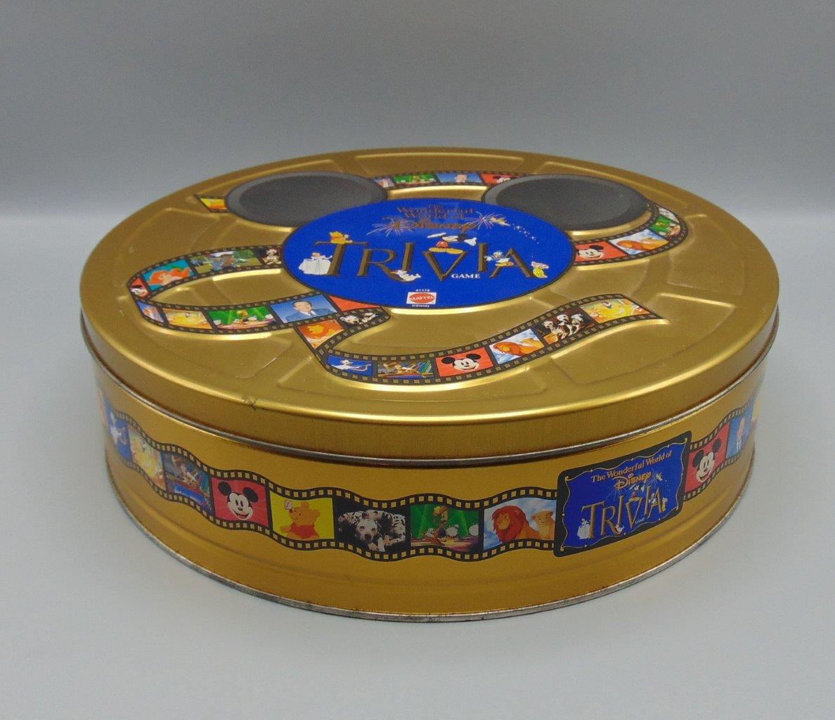 1997 The Wonderful World Of Disney Trivia Board Game Tin KC s Attic