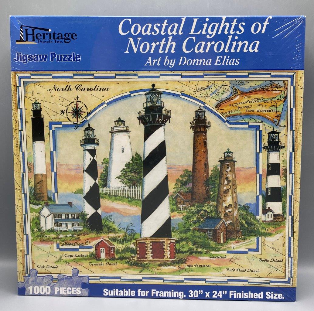Heritage Puzzle Coastal Shells 1000 Piece Jigsaw – Beautiful Seashell Art Puzzle, 30x24 Inches, Made In USA - View #4